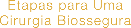 Etapas para Uma Cirurgia Biossegura